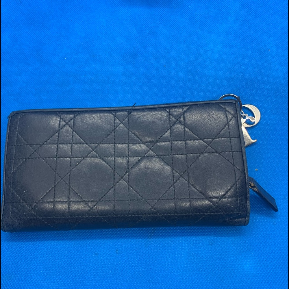 - Dior signature black Leather Wallet ‎ Dior Trotter line